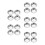 20Pcs Silver Stainless Steel Electronic Weighing Pans for Kitchen Use 4