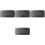 4Sets Digital Display Alarm Clock Black LED for Home and Office Use 10