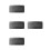 4Sets Digital Display Alarm Clock Black LED for Home and Office Use 5