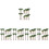 150Pcs Artificial Mini Trees Lightweight Plastic for Model Train Decor 7