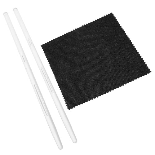 4Sets Junior High Static Electricity Teaching Kit Glass Rod with Cloth 1