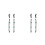 2Pairs Beginner Friendly Plastic Golf Bead Score Counter Keychain 7