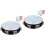 2Pcs Handheld Double Rows Tambourine Musical Instrument for Stage Use 4