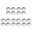 20Pcs Silver Stainless Steel Electronic Weighing Pans for Kitchen Use 5