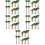150Pcs Artificial Mini Trees Lightweight Plastic for Model Train Decor 9
