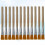 12Pcs Portable Yellow Long Handle Brush for Coffee Machine Keyboard 10