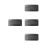 4Sets Digital Display Alarm Clock Black LED for Home and Office Use 6