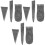 9Pcs Compact Metal Wedges Handle Fixing Durable Iron Accessories 5