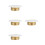 4Pcs Stylish Fire Sprinkler Nozzle Escutcheon Covers Durable Copper 8