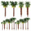 150Pcs Artificial Mini Trees Lightweight Plastic for Model Train Decor 2