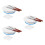 3Sets Cake Decorating Stand Sky-Blue Rotating for Easy Use 2