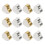 36Pcs DIY Silicone Earring Backs for Studs Assorted Colors Lightweight 3
