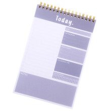3St Takenplanner Notitieboek Violet Aluminium Materiaal