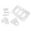 Sterke License Plate Bracket Houder Voor Auto Zwart 1