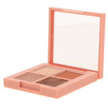 2St Langhoudend Oogschaduwpalette Met Spiegel En Applicator Brush