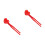 2St Creatieve Kinderspeelgoed Sneeuwbal Winter Rood 4
