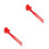 2St Creatieve Kinderspeelgoed Sneeuwbal Winter Rood 9