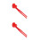 2St Creatieve Kinderspeelgoed Sneeuwbal Winter Rood 10