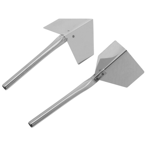 2Pcs Silver Corner Drywall Edge Finishing Tool for Interior & Exterior