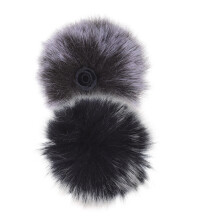 2St Microfoon Furry Windscreen Geluidsfilter Voor Buiten Gebruik