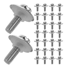 250Sets Pot Lid Mounting Screw Kit Stainless Steel with Silicone Seal