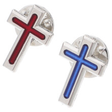 8St Kleurrijke Kruis Broches, Religieuze Pins En Pakken