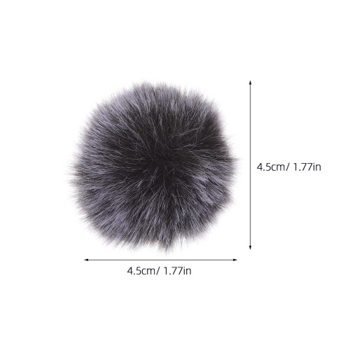 2St Microfoon Furry Windscreen Geluidsfilter Voor Buiten Gebruik 1