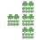 160St St. Patrick's Day Decoratieve Voor En 4