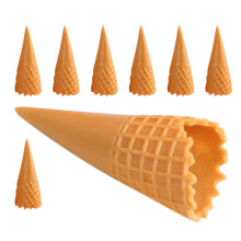 40St Bruin Ijsje Kegels Mini PVC DIY Decoratie