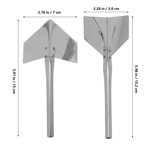 2Pcs Silver Corner Drywall Edge Finishing Tool for Interior & Exterior 1