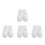 4St Kinder Slippers Disposable Antislip Wit Met Print 4