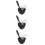 3Sets Zwarte Masker Mengkommen Van Siliconen Met DIY Applicator Tools 9