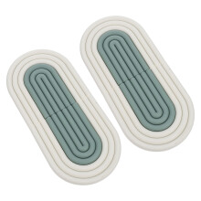 8St Groen Silicone Pannenmatten Duurzaam -Absorberend Keuken