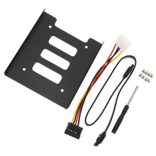 2Sets Zwarte Intern Drive Converter Metalen Beugel Voor Hdd En SSD
