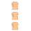 3St Lichtgewicht Polyester Beige Cosplay 8