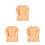 3St Lichtgewicht Polyester Beige Cosplay 5