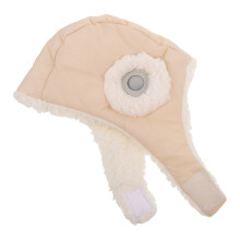 2St Beige Outdoor Skihoed Met Warmte- En Winddichte Katoenen Voering