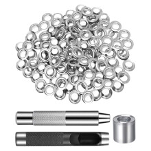 5Sets Diverse Kleur Oogjes Kit Met Tool En Bewaarbox Voor Vezelstoffen