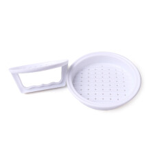 2St Kunststof Hamburger Maker Wit Gemakkelijk Schoon Te