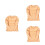 3St Lichtgewicht Polyester Beige Cosplay 6