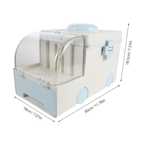 Familie Opbergbox Capaciteit Plastic Multi Kleur 1
