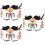 3Sets DIY Robot Model Bouwpakket Kind Multi Hout ABS Wetenschap Kit 8