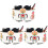 3Sets DIY Robot Model Bouwpakket Kind Multi Hout ABS Wetenschap Kit 4
