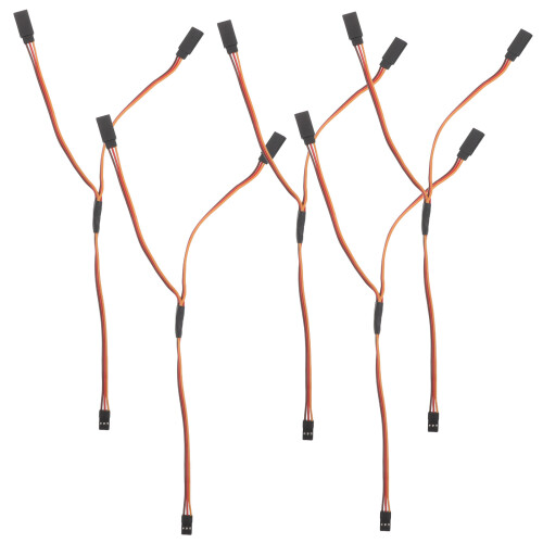 20Pcs Multi Rc Y Splitter Cable 60 Core Plastic for Toy Vehicle Wire 2