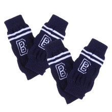 16St Blauwe Knitted Hond Beenwarmers Veiligheid En
