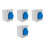4St Compacte Buiten Stopcontactdoos Met Schakelaar IP65 Waterdicht ABS 10