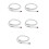 5St Facial Instrument Handgreep Plastic Voor Hydrogen Oxygen Machine 10