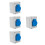 4St Compacte Buiten Stopcontactdoos Met Schakelaar IP65 Waterdicht ABS 4