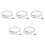 5St Facial Instrument Handgreep Plastic Voor Hydrogen Oxygen Machine 5