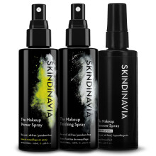 Skindinavia Make-up Primer + Make-up Afwerking + Make-up Verwijder Spray, Hydraterende Spray, Pore Verkleinende Mist